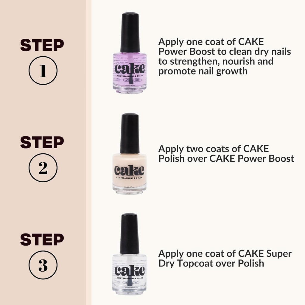 CAKE Nail Strengthening Polish - French Connection
