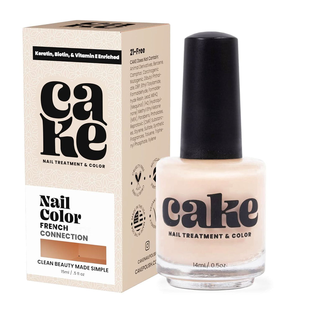 CAKE Nail Strengthening Polish - French Connection