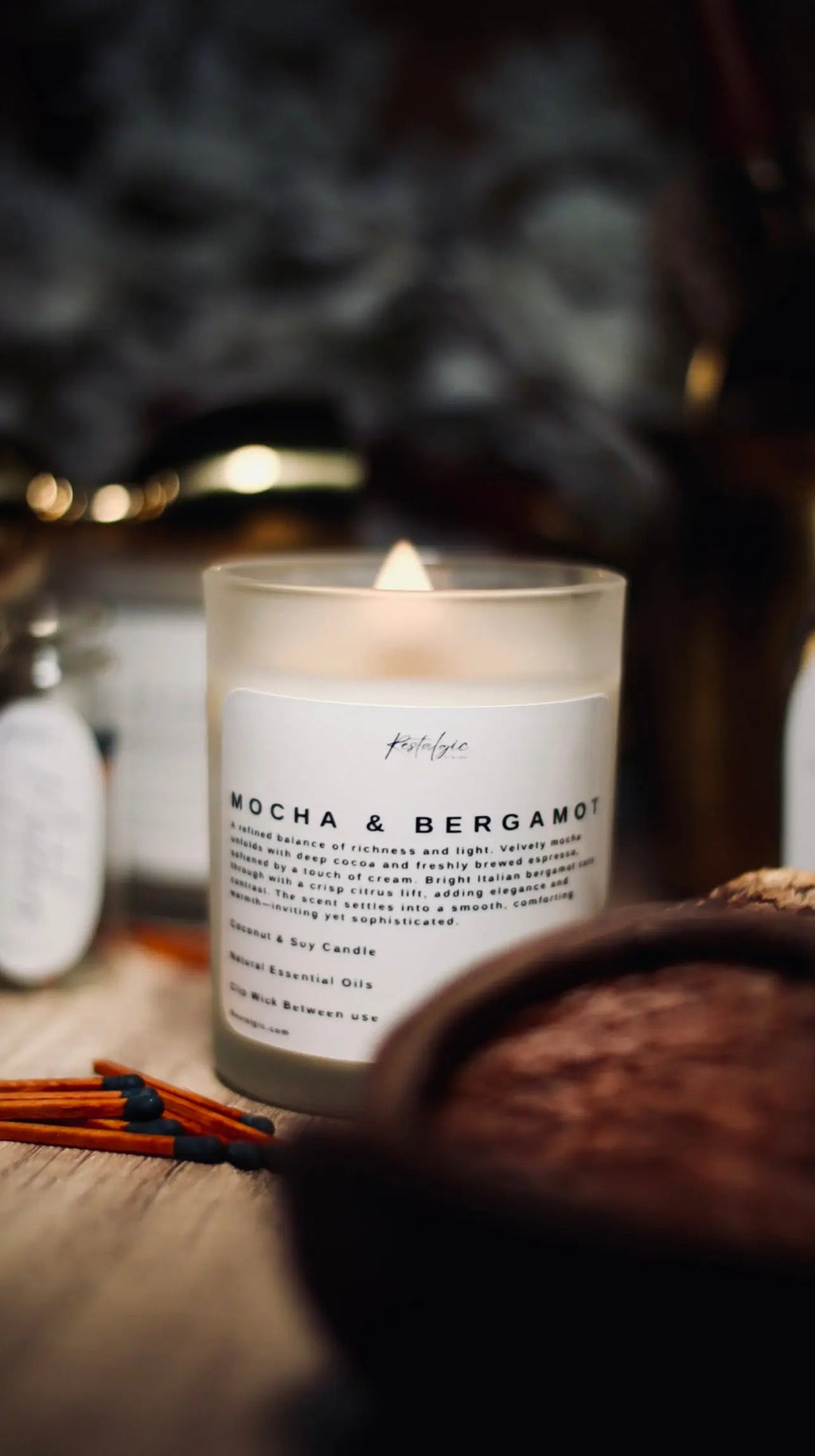 Handmade Coconut Soy Wax Candle | Clean-Burning Artisan Candle – Restalgic