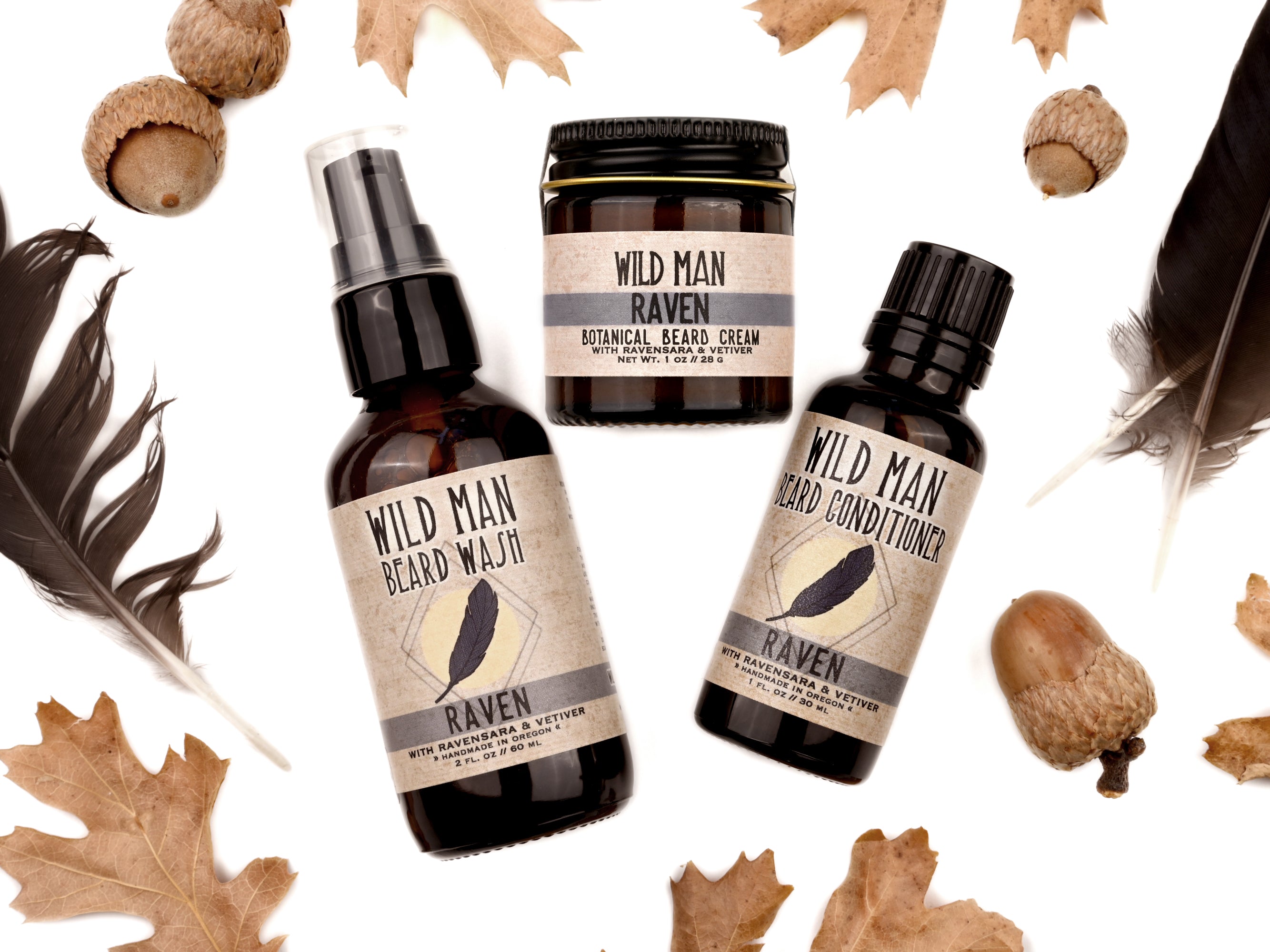 Wild Man Beard Wash - Raven